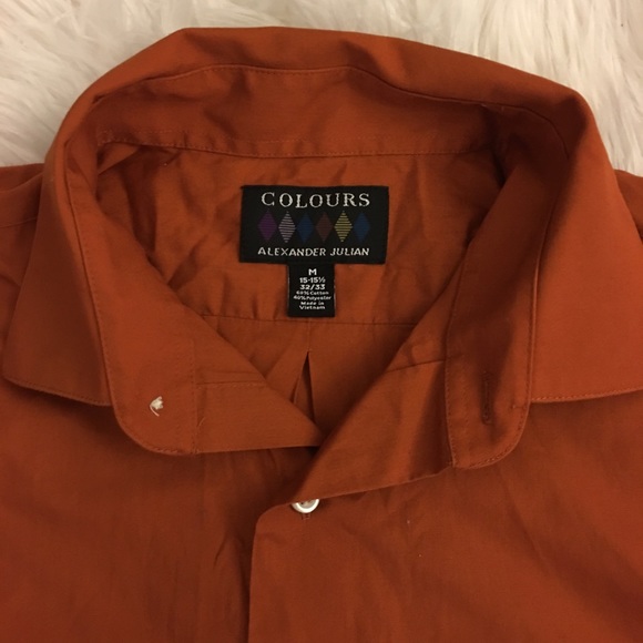 Men’s | Burnt orange | dress shirt - Picture 3 of 12